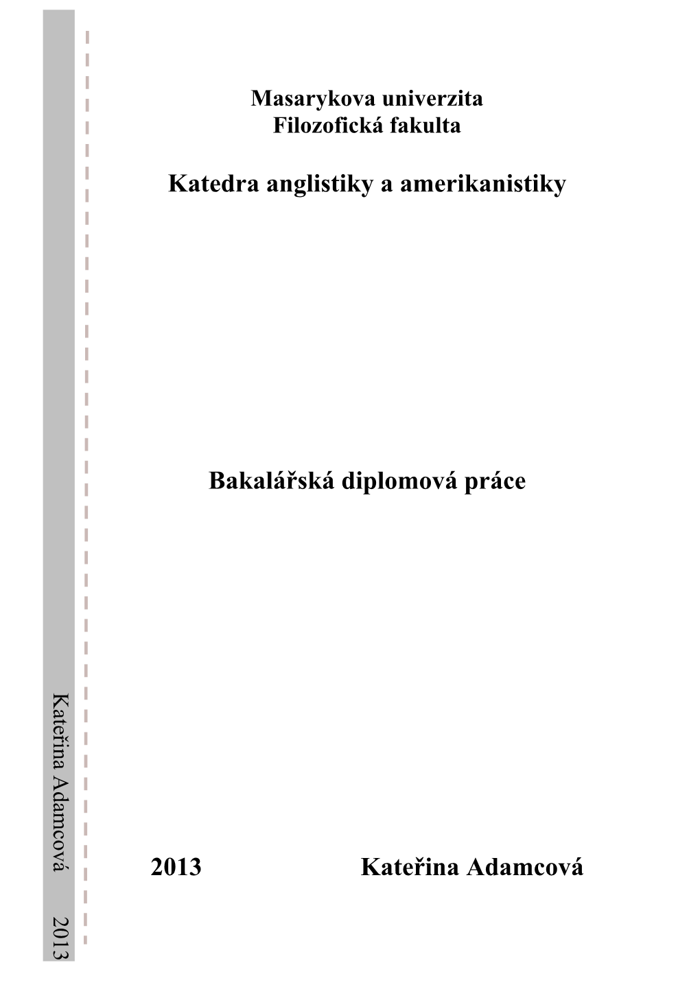 Bachelor's Diploma Thesis