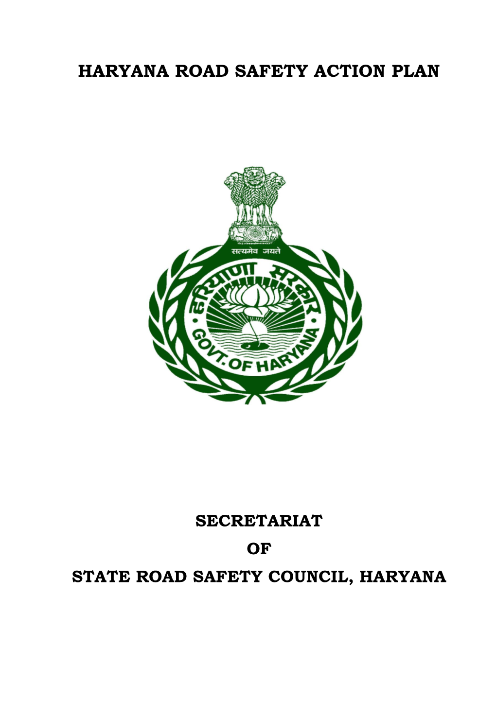 Haryana Road Safety Action Plan DocsLib
