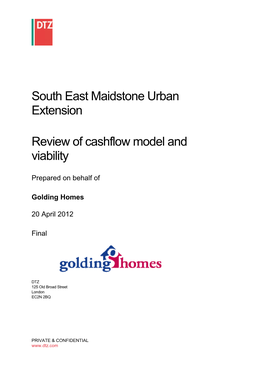 South East Maidstone Urban Extension Review of Cashflow Model and Viability
