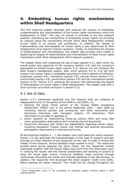 4. Embedding Human Rights Mechanisms Within Shell Headquarters