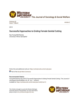 Successful Approaches to Ending Female Genital Cutting