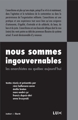 Nous Sommes Ingouvernables