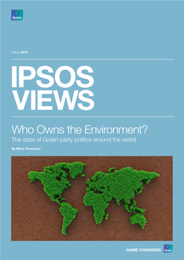 Who Owns the Environment? the State of Green Party Politics Around the World