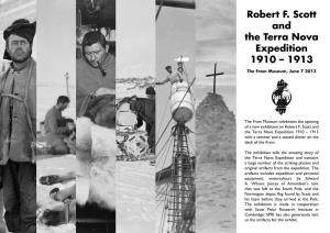 Robert F. Scott and the Terra Nova Expedition 1910 – 1913