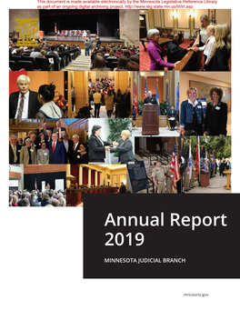 2019 Report to the Community | Minnesota Judicial Branch