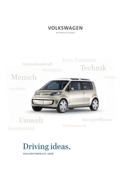 Volkswagen AG Geschäftsbericht 2008