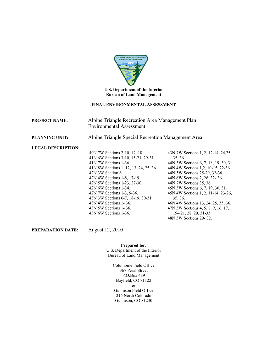 Draft Environmental Assessment