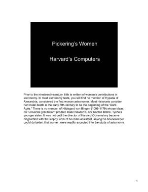 Harvard's Computers