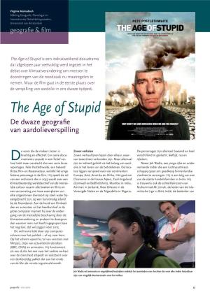 The Age of Stupid