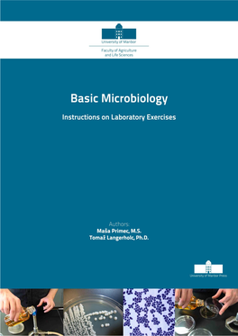 Basic Microbiology Instructions on Laboratory Exercises