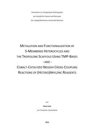 Metalation and Functionalization of 5-Membered Heterocycles and The