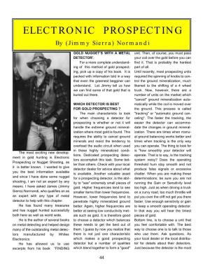 ELECTRONIC PROSPECTING by (Jimmy Sierra) Normandi