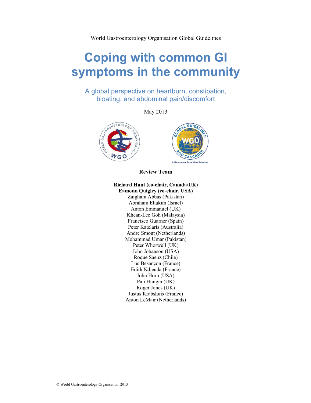 Download the Common GI Symptoms Guideline Now!