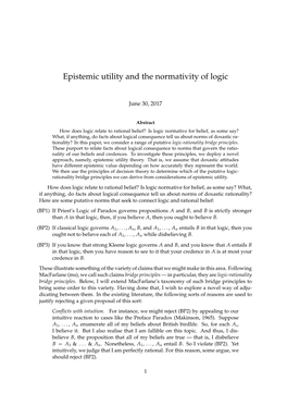 Epistemic Utility and the Normativity of Logic