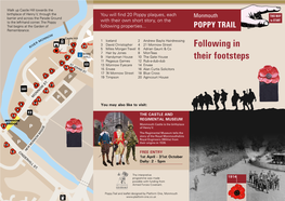 POPPY TRAIL Following in Their Footsteps