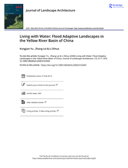 Flood Adaptive Landscapes in the Yellow River Basin of China