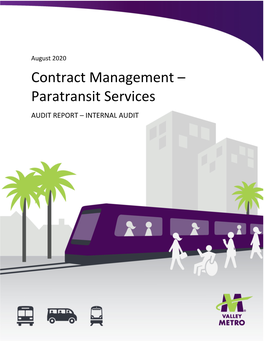 Contract Management – Paratransit Services