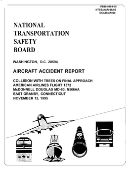 NTSB Report AAL1572 Bradley Airport, 1995