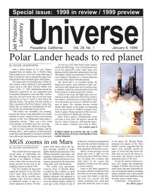 Polar Lander Heads to Red Planet at 4:03 P.M