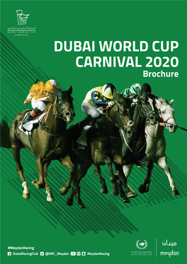 DUBAI WORLD CUP CARNIVAL 2020 Brochure