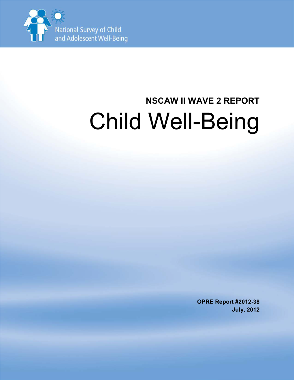 Nscaw Ii Wave 2 Report: Child Well-Being