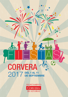 Programa Fiestas Corvera 2017