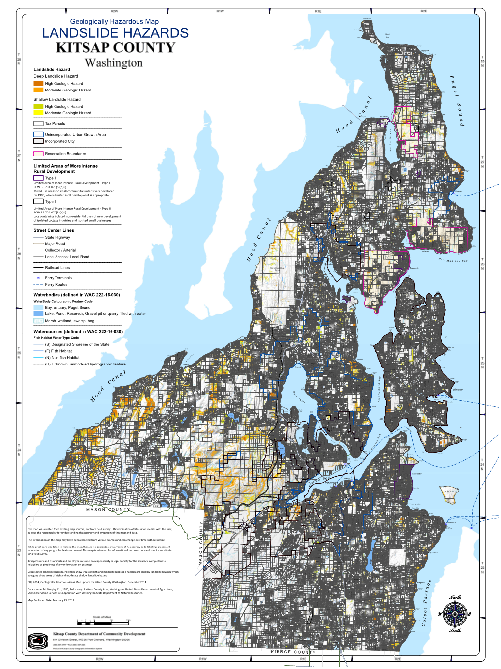 Geologically Hazardous Areas Map Update for Kitsap County, Washington