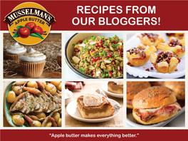 Recipes from Our Bloggers!