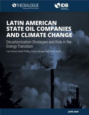Latin American State Oil Companies and Climate