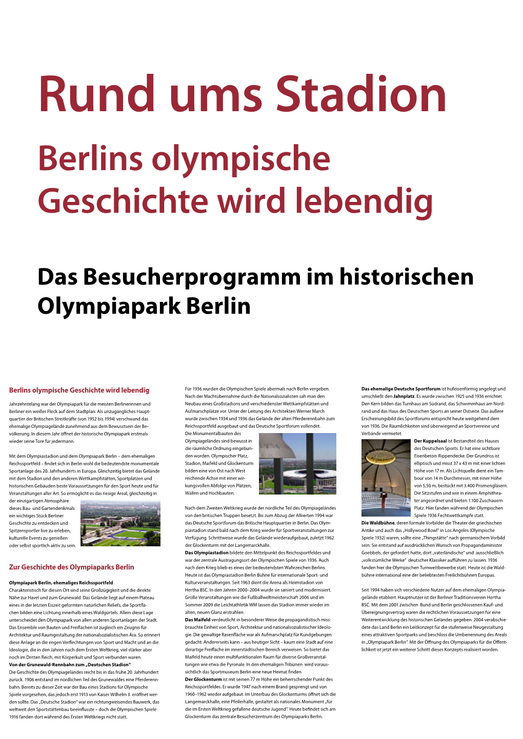 Berlins Olympische Geschichte Wird Lebendig