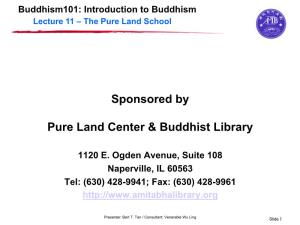 Introduction to Buddhism Lecture 11 – the Pure Land School
