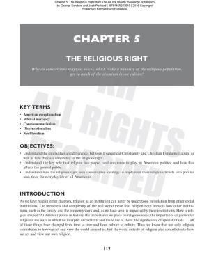 Chapter 5 the Religious Right