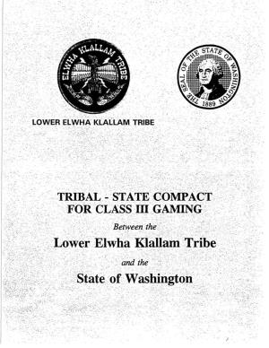 Lower Elwha Klallam Tribe State of Washington