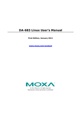 DA-683 Linux User's Manual