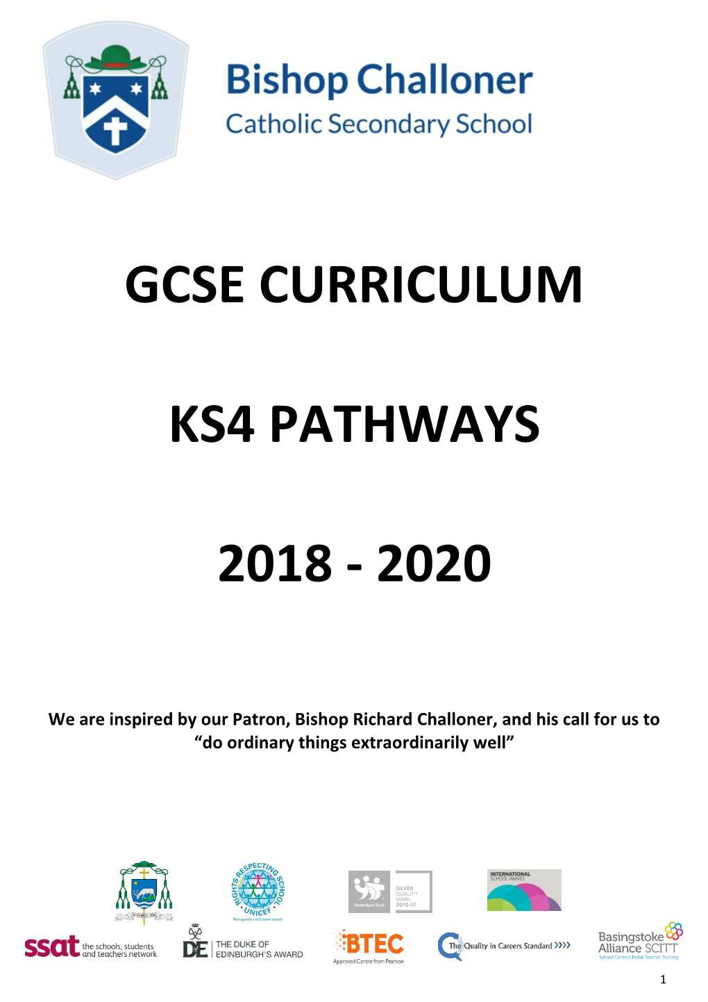 KS4 Pathways Booklet 2018-2020