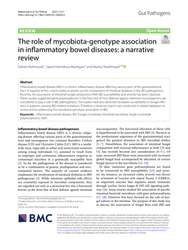 The Role of Mycobiota-Genotype Association In