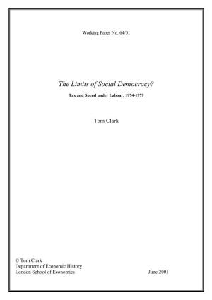 The Limits of Social Democracy?