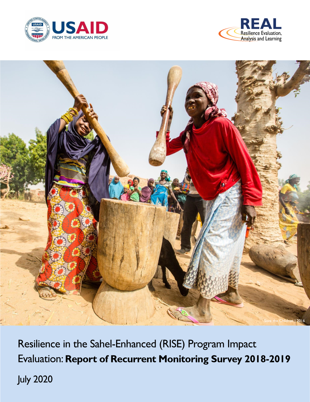 Resilience in the Sahel-Enhanced (RISE) Program Impact Evaluation: Report of Recurrent Monitoring Survey 2018-2019