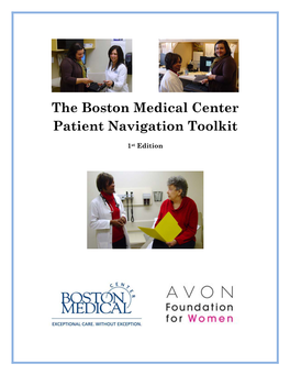 The Boston Medical Center Patient Navigation Toolkit