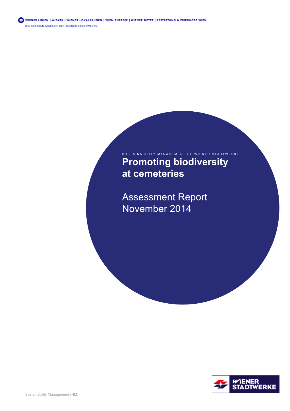 Promoting Biodiversity at Cemeteries Assessment Report November 2014 (English Version, February 2016)