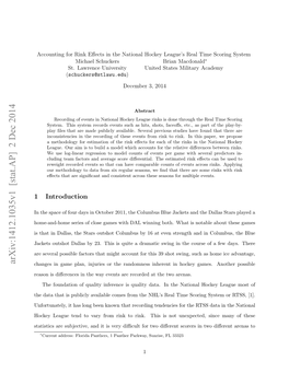 Accounting for Rink Effects in the National Hockey League's Real Time Scoring System