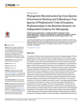 Phylogenetic Reconstruction by Cross-Species Chromosome Painting