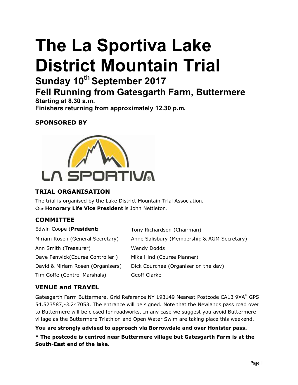 The Petzl Lake District Mountain Trial