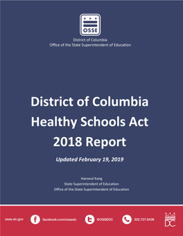 2018 Healthy Schools Act Report 5