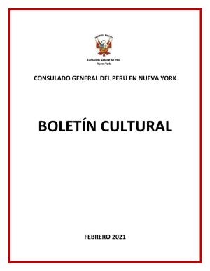 Boletin Cultural Febrero 2021