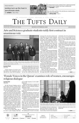 The Tufts Daily Volume Lxxvi, Issue 31