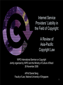 ISP Liability in the Field of Copyright