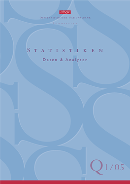 Statistiken – Daten Und Analysen Q1-05