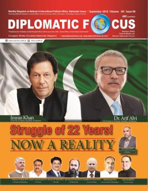 September 2018 Volume 09 Issue 09 “Publishing from Pakistan, United Kingdom/EU & Will Be Soon from UAE ”