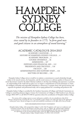 Academiccatalogue2014-15.Pdf